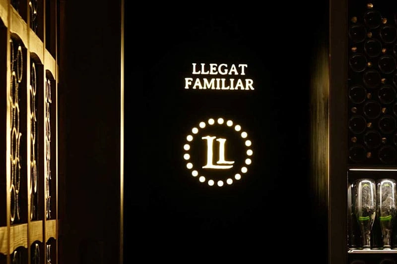 Llegat Familiar room at Llopart, a founding Corpinnat producer in the Penedès